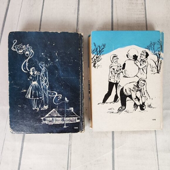 Vintage 50s Donna Parker Hardcover Novels Set of 2 Mystery at Arawak On Her Own - Picture 5 of 15